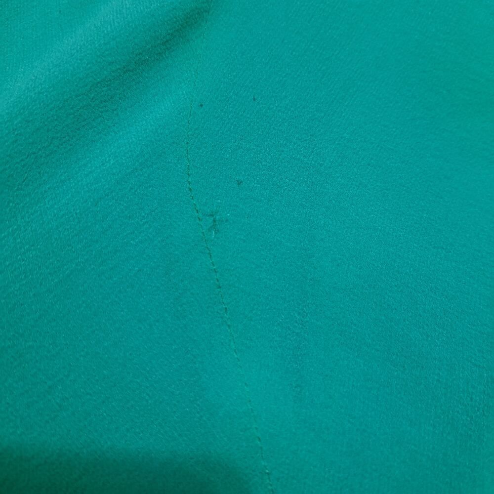 Vintage Tadashi Silk Embellished Sequins Y2k Glam Party Maxi Dress Sz 8 Green - Picture 8 of 13